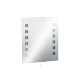 Large Rectangular Mirror With Demister and Shaver Socket