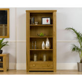 Barcelona Display Unit in Solid Oak