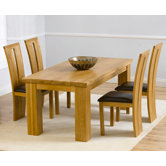 Barcelona Solid Oak Dining Table with Arizona Chairs