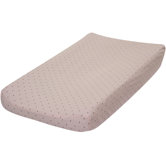 Pink with Chocolate Dots Changing Pad Cover