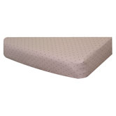 Pink with Cream Dots Crib Sheet