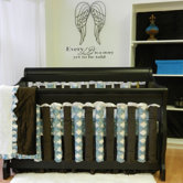 Wonder Bumpers Blue Damask 38 Set