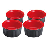 4 Piece Ceramic Ramekin Set
