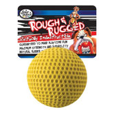 2.75" Rough and Rugged Golfball with Bell Dog Toy