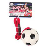 2.75" Rough and Rugged Soccer Tug Dog Toy