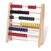 Rechenrahmen in Bunt lackiert