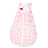 70cm Sommer-Kugelschlafsack "Gl&uuml;ckspilz" in Rosa