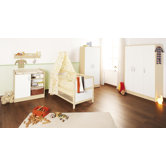 3-tlg. Kinderzimmer Set "Florian" in Cremewei&szlig;