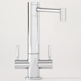 Hunley Two Handle Single Hole Hot and Cold Water Filtration Faucet with Lever Handle