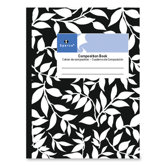 Sparco 80 Sheet Composition Notebook, Black