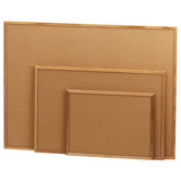 Cork Board, Wood Frame, Various Sizes