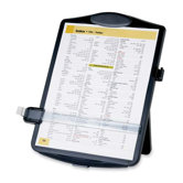 Easel Document Holders, Adjustable, 10"x2"x14", Black