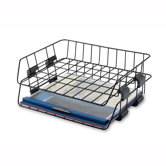 Wire Desk Tray, Letter, 2/BX, Black