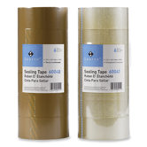 Package Sealing Tape, 3"Core, 1-7/8"x164', 6/PK, Tan