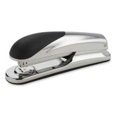 Full Strip Stapler, Staples 20 Sheets, 210 Cap, Chrome/Black