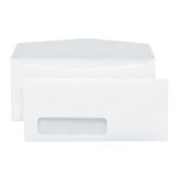 Envelopes, Window, No. 10, 4-1/8"x9-1/2", 500/BX, White