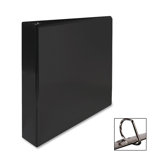 Slant Ring View Binder, 1-1/2"Capacity, 11"x8-1/2", Black
