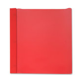 Report Covers w/ 3 Fasteners, 1/2" Capacity, 25 per Box, Red