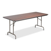 30" x 72" Laminate Economy Folding Tables, Mahogany