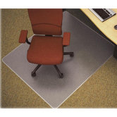 Medium/Plush Pile Carpet Beveled Edge Chair Mat