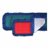 Micro Fiber Dust Mops, Grey/blue with red