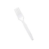 Heavy/Medium Weight Polystyrene Forks, White