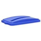 Recycling Lid, Paper, 11-1/2'x21-1/2'x2-5/8", Blue