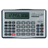 Compucessory 10-dgt Handheld Financial Calculator, Silver