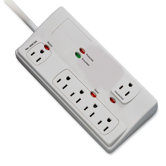 Surge Protector w/ Auto Pwr Shutdown, White