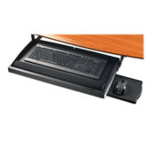 Compucessory Underdesk Keyboard Drawer, Black
