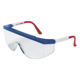 Protective Glasses, Adjustable, 5 Positions, Red/White/Blue