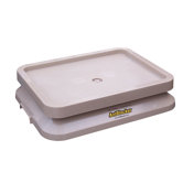 Ant Proof Pet Food Tray in Sandstone