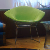 Diamond Chair with Full Cover by Harry Bertoia