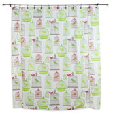 Flight of Fancy Cotton Standard Cut Shower Curtain