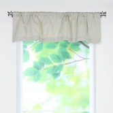 Linen Rod Pocket Curtain Valance