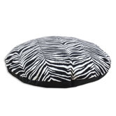 Zebra Simply Soft Round Pet Bed