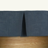 Burlap Pleated Bed Skirt