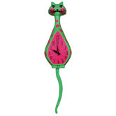 Simone Cat Polka Dot Wall Clock