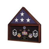 Flag and Memorabilia Display Case / Urn