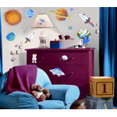 Outer Space Peel and Stick Wall Sticker