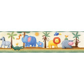 Jungle Adventure Peel and Stick Wall Border