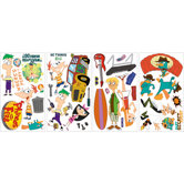 Licensed Designs Phineas and Ferb Peel and Stick Wall Decal Us Only