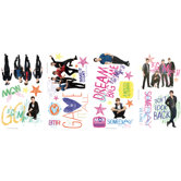 Big Time Rush Peel and Stick Wall Decals