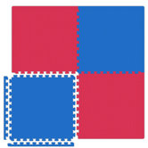 Economy SoftFloors Set in Red / Royal Blue
