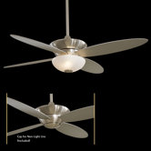 52" Zen 4 Blade Ceiling Fan with Remote