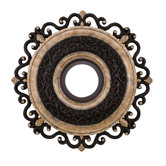 Napoli 22" Ceiling Medallion in Sterling Walnut