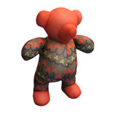 Kissen klein "B&auml;r" Pyjama in Orange
