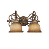 Raffine  Vanity Light in Aged Patina