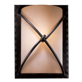 Aspen Rectangular Wall Sconce in Aspen Bronze