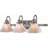 Mission Ridge  Vanity Light in Brushed Nickel